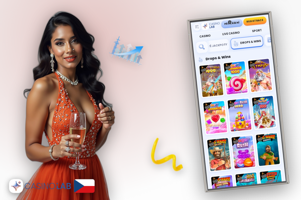 Lab Casino aplikace spuštěná na smartphonech Samsung, iPhone a Xiaomi zároveň