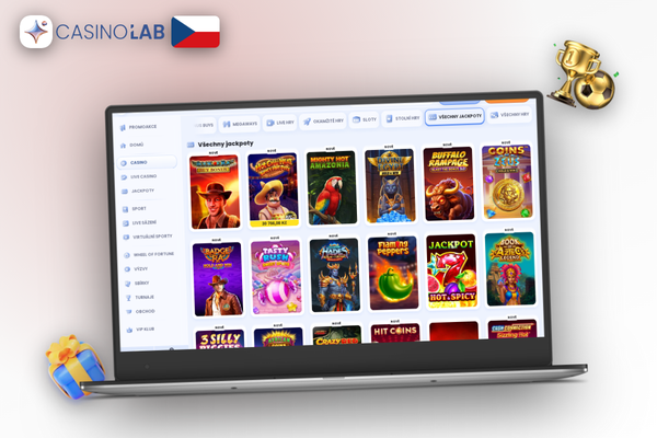 Stažení Lab Casino app přes QR kód skenovaný telefonem z obrazovky notebooku