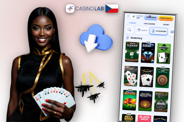 iPhone zobrazující push notifikaci z Lab Casino aplikace o nové promoakci