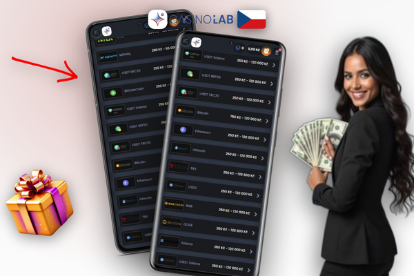 Ilustrace uvítacího bonusu Lab Casino až 12 500 CZK při prvním vkladu